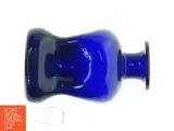 Blå glas karaffel (str. 20x9 cm) - 2