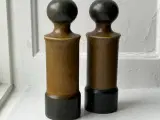 Salt og peber-sæt, keramik, cylinder - 5