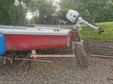Sejljolle m. nysynet trailer 4 hk 4taktmotor. - 4
