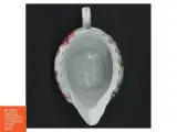 Porcelæn flødekande med blomstermotiv (str. 18 x 7 cm) - 3