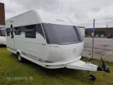 2024 - Hobby On Tour 460 DL   2024 model af denne populære rejsevogn med enkeltsenge. Kan opvejes til 1500 KG. - 2