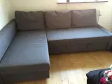 Sovesofa med chaiselong