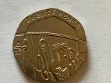 20 Pence England 2014 - 2