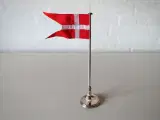 Flot forsølvet bordflag/fødselsdags flag