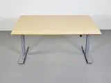 Scan office hæve-/sænkebord med birkelaminat, 140 cm. - 3