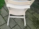 Den flotteste stokke trip trap stol i White Wash - 5