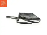 Sort skind skuldertaske (str. 20 x 7 x 23 cm) - 4