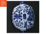 Blå og hvid porcelænssuppekop med låg (str. 18 x 12 cm) - 4