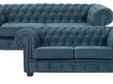 Chesterfield Manchester 2+3 pers sofasæt turkis