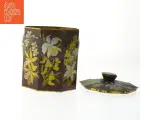 Dekoreret dåse med låg fra Bisca (str. 13x12 cm) - 2