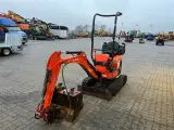 Kubota U10-3 1100kg maskine med 3 skovle. - 3