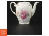 Porcelæns tekande med blomster motiv fra KPM (str. 14 cm) - 3