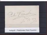 Autograf - Polarforsker - Peter Freuchen