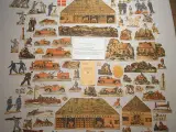 125stk sjældne Zonen udklipsfigurer. Ca 1946.