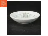 Hvid porcelæns tallerken med monogram RH fra Royal Copenhagen (str. Ø 9 cm) - 2