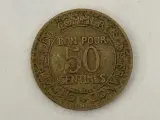 50 Centimes France 1922 - 2