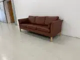 Mogens Hansen MH2225 3 Pers.Sofa i cognac læder. - 2