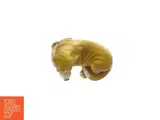 Dekorativ Bassett hund figur i porcelæn - 2