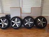 Alufælge med vinterdæk 5x120..