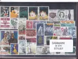 Danmark Samling - 36 Stk. Stemplet/Ustemplet