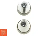 Salt- og pebersæt i metal og træ (str. 8 cm) - 5