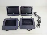 ⭐️- 2 stk LCD Skærme m. Mini dvd afspiller - Logik - 2
