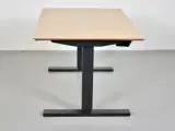 Scan office hæve-/sænkebord med bøgefiner, 120 cm. - 2