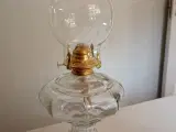 Stor glas Petroleumslampe