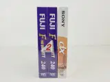 3 stk Ubrugte VHS 240 bånd Sony og Fuji - 2