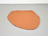 Fraster pebble gulvtæppe i orange filt - 2