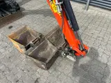 Kubota KX019-4 tiltman og 3 skovle kun kørt 912timer - 3
