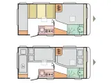 2023 - Adria Altea 472 PK   Let køjevogn med 2 køjer. Kan opvejes til 1500 KG - 4