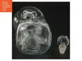 Glas karaffel med prop, klukflaske (str. 21 cm. 7 cm i diameter) - 2