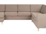 Pan vendbar U-sofa Austin stof