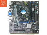 Msi B85m-45 bundkort med CPU og ram - 2