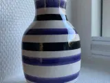 Kähler Omaggio vase, violet og sort