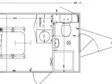 Type 335: Kontor- - spisevogn for 4 personer - 3
