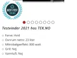 Samsung mikroovn testvinder