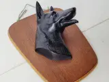 ⭐️- Vintage Relief med Schæferhund Hoved – Retro  - 4