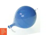 Dekorations kugle i glas, Ballon med snor (str. 14 x 7 cm) - 3