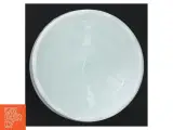 Hvid opsats i opalglas på fod (str. H 10 cm ø. 10 cm) - 2