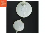 Porcelænskop og underkop med blomstermotiv fra B&G (str. 15 x 5 cm) - 3