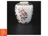 Porcelæns vase med blomster motiv (str. 14 cm) - 2