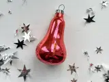 Vintage julekugle, varm rosa klokkeform - 3