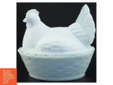 Glaskeramisk æggevarmer formet som høne(str. 21 x 19 cm) - 4