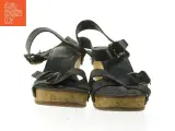 Sort træ-sandaler fra Ecco (str. 39 ) - 4