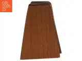 6 stk. Teak Vintage Bogstøtter Teak træ og metal (str. 14,5x14,5 cm) - 2