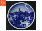 Blå-og-hvid vægplade fra Svendborg Havn, Royal Copenhagen (str. 8 cm. 5 stykker) - 2
