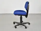 Dauphin kontorstol i blå med sort stel - 2