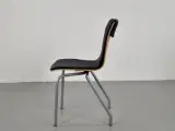 Four design  g2 konferencestol med blå/sort polster og med kip funktion - 4